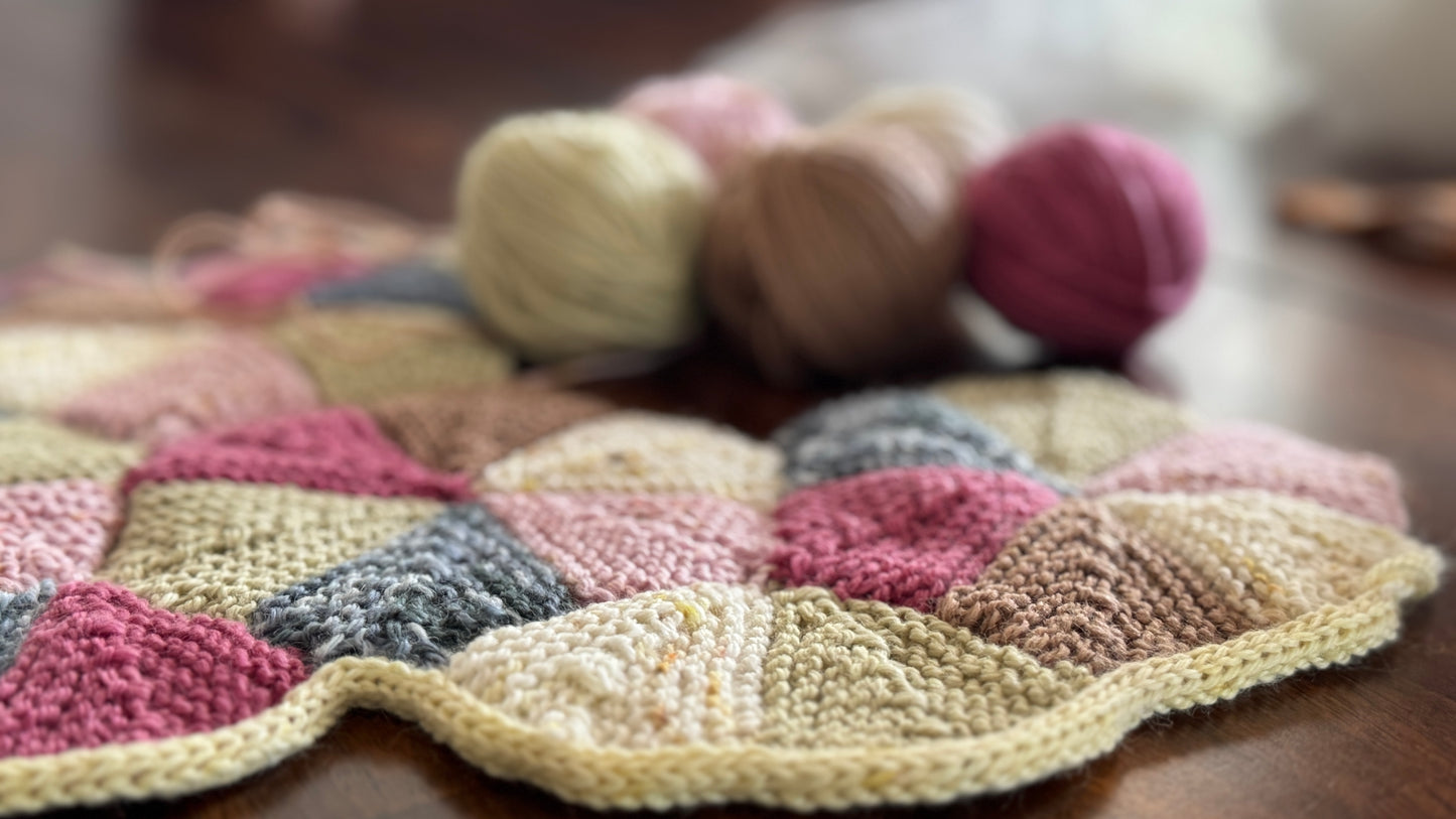 Blooming Petals Blanket — Knitting Pattern